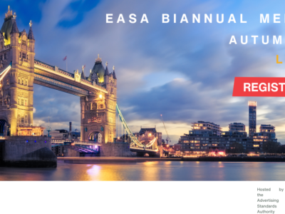 EASA Autumn Biannual Meetings 2024 | London, 16-18 October | registrations are open!