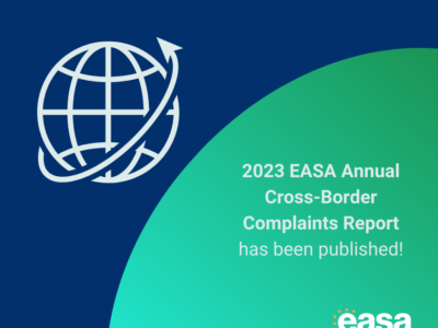 2023 EASA Annual Cross-Border Complaints Report has been published!